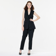 Womens Casual Suit Pants with Blet